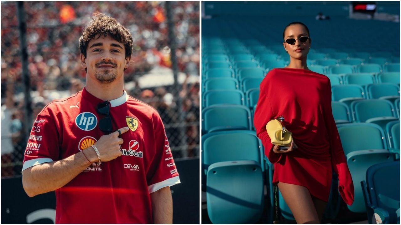 Learning more about Charles Leclerc's girlfriend, Alexandra Saint-Mleux (Images from @charles_leclerc and @alexandrasaintmleux on Instagrm)
