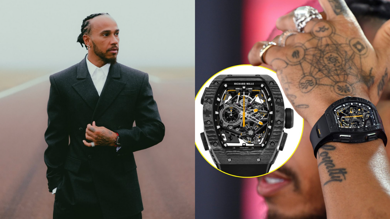 Lewis Hamilton and the Richard Mille watch