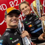 Lando Norris with Oscar Piastri
