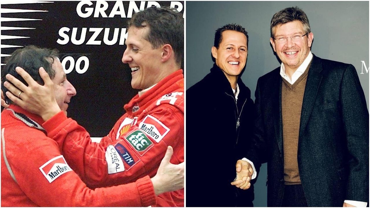 Who are the only 3 people allowed to visit Michael Schumacher?