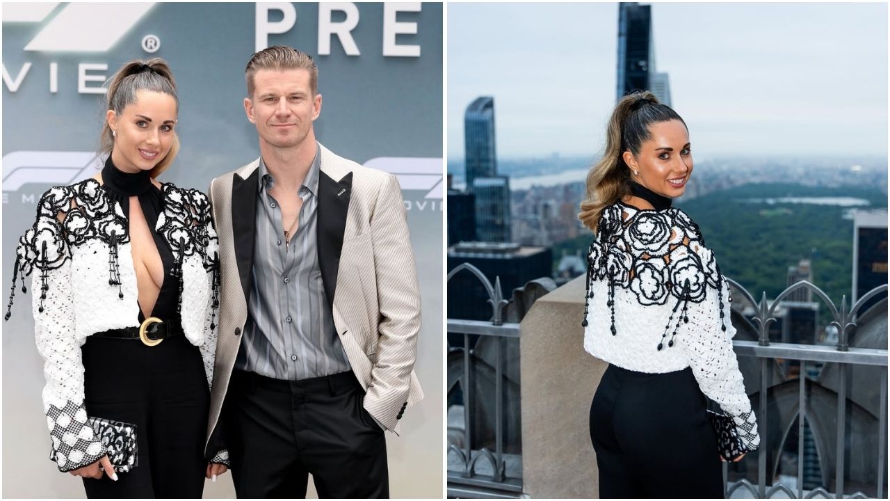 Nico Hulkenberg's wife Egle Hulkenberg wears a stunning outfit to the F1: The Movie Premiere (Images from @the_crochet_girl on Instagram)