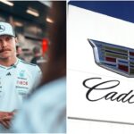 Valtteri Bottas teases Cadillac seat (Images from @ValtteriBottas and @F1 on X)