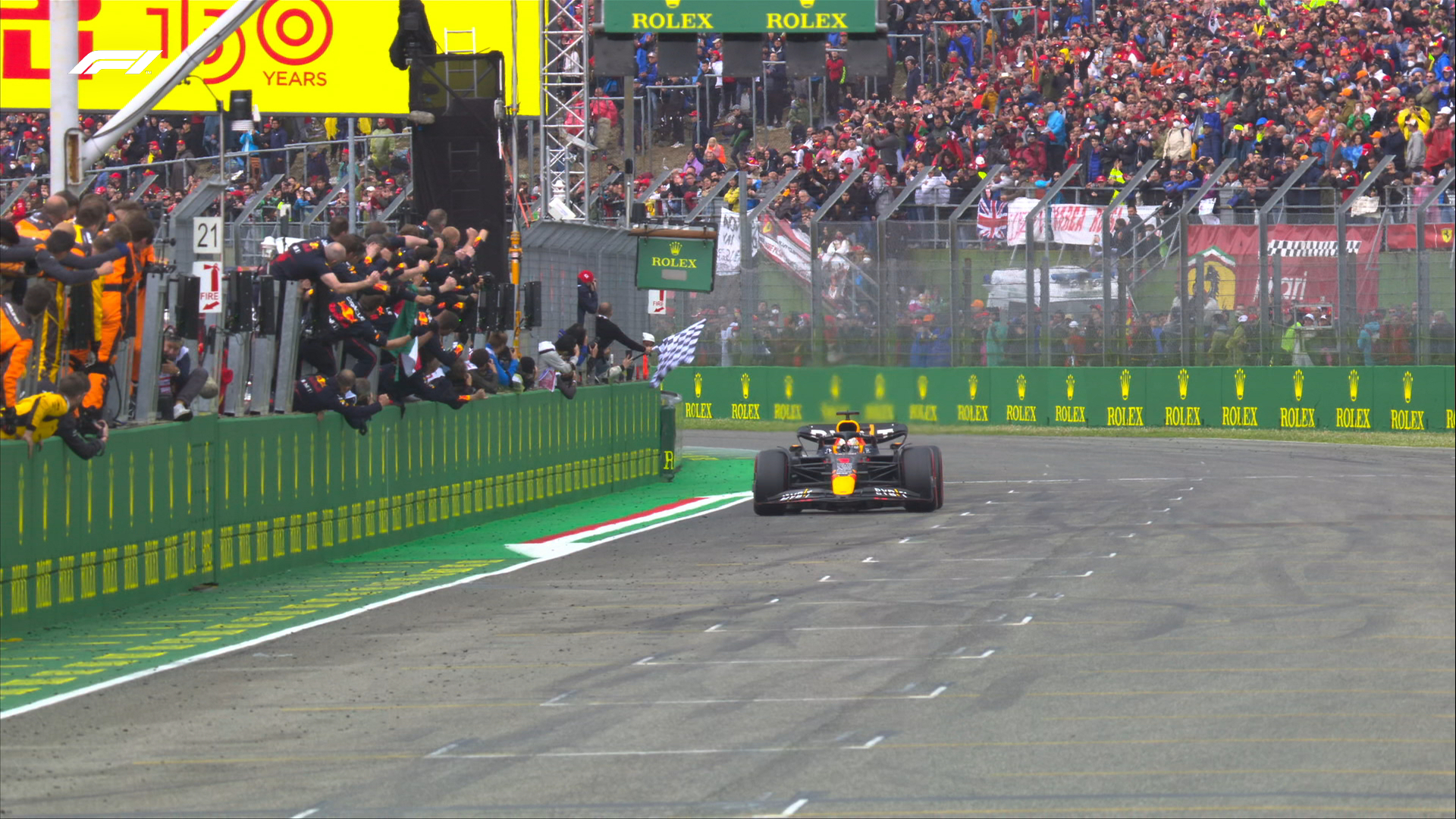 What is a cool down lap in F1? (Images from @F1 on X)