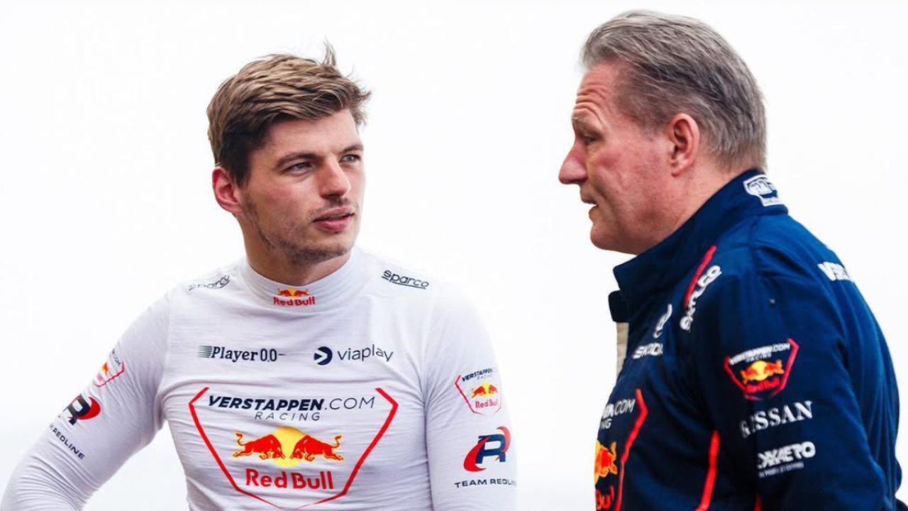 F1 driver Max Verstappen and father Jos Verstappen
