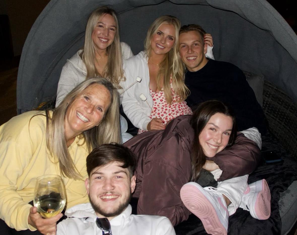 Liam Lawson and his family