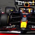 F1 driver Max Verstappen sporting his iconic #1