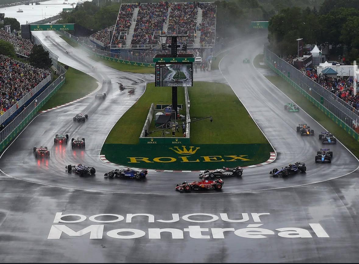 The F1 Canadian GP track, Circuit Gilles Villeneuve.