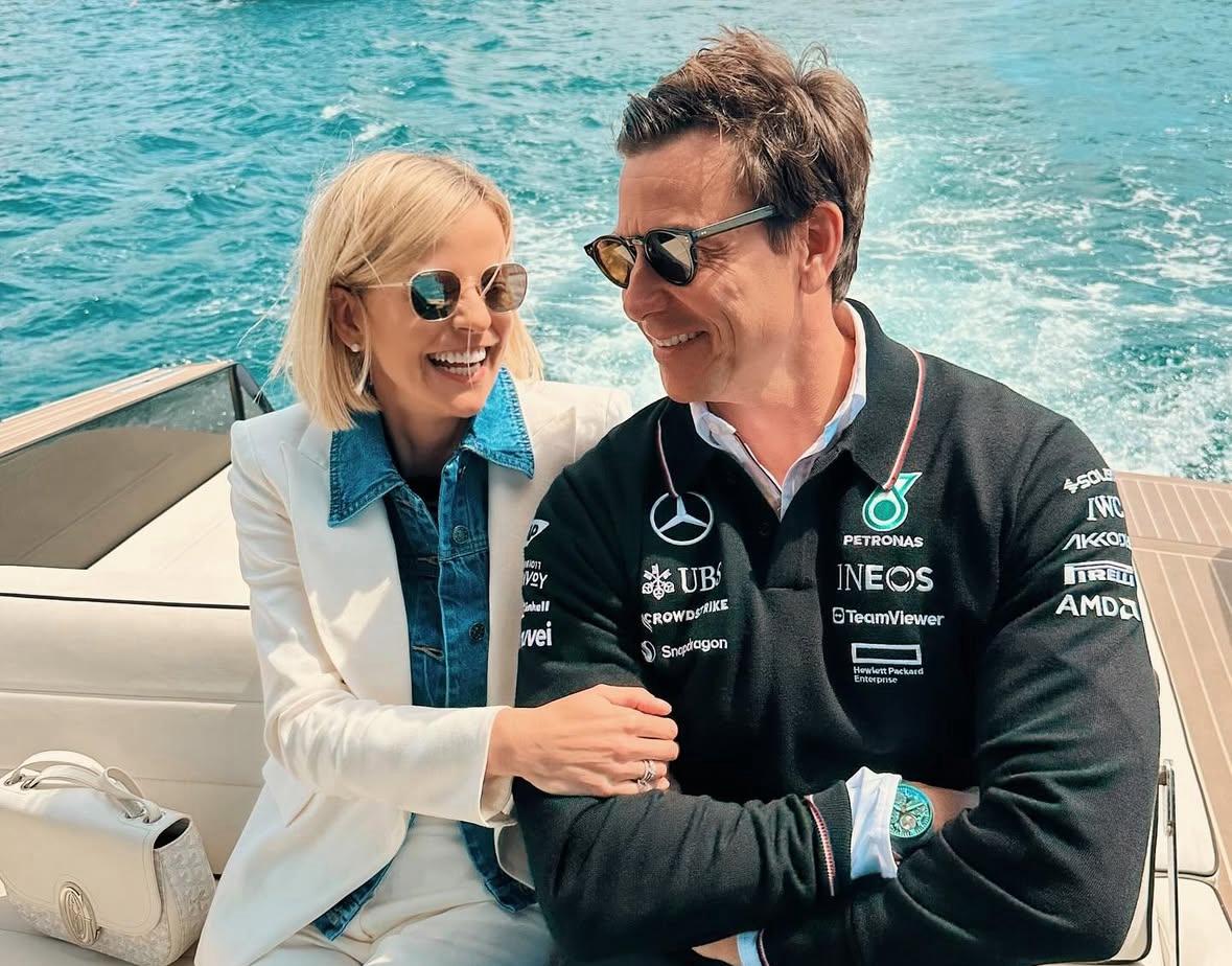 Inside F1’s golden couple, Toto Wolff and Susie love story