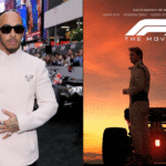 Lewis Hamilton and F1 movie poster