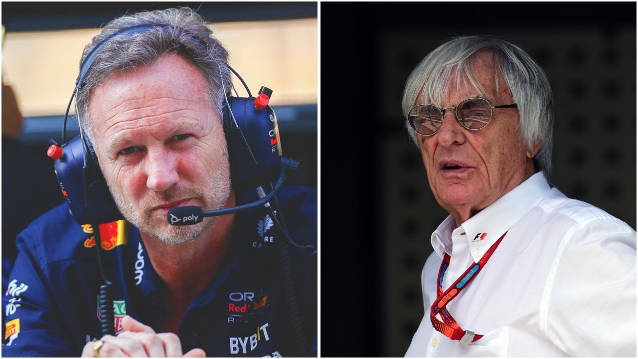 Bernie Ecclestone reacts to Christian Horner's sacking (Images from @F1 on X)