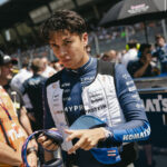 Alex Albon during the Austrian GP.
